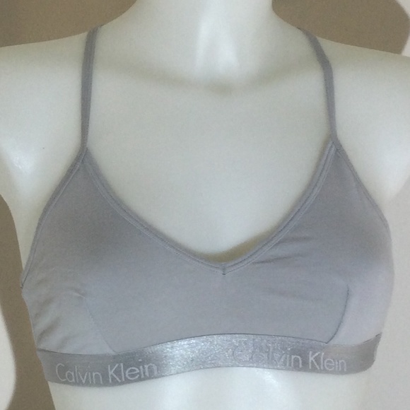 Calvin Klein Other - Calvin Klein light grey racerback bra size medium